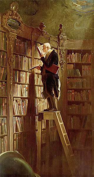 Carl Spitzweg The Bookworm,